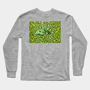 Chameleon with Hearts Long Sleeve T-Shirt